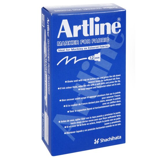 ARTLINE MARKER FOR FABRIC WHITE