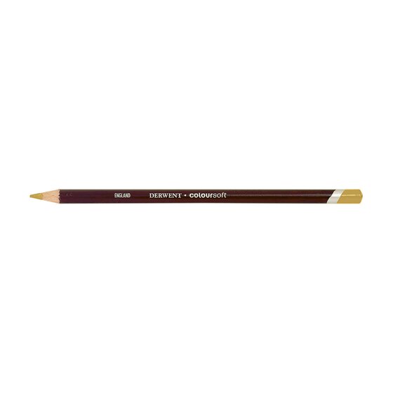 Derwent Coloursoft Pencil – Yellow Ochre C050