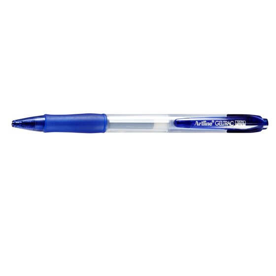 Artline 5570 GELTRAC Retractable Gel Pen – Medium Tip, Blue