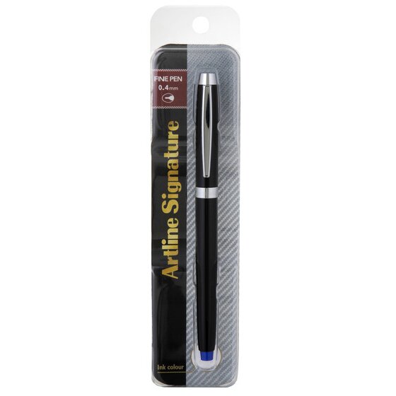 Artline Signature Fine Pen – Blue | 0.4mm Felt Tip