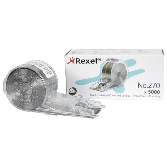 Rexel Electric Stella 70 Staple Cartridge – 5,000 Staples, Precision Steel, for Cartridge Staplers