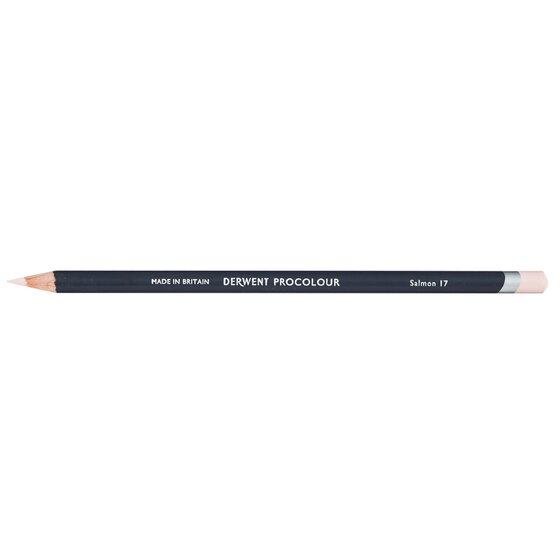 Derwent Procolour Pencil – Salmon 17 | Round Barrelled Coloured Pencil for Drawing & Sketching