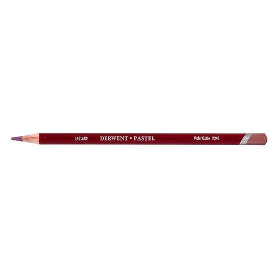 Derwent Pastel Pencil – Violet Oxide P240 | Rich, Blendable Colour-Grade Drawing Pencil