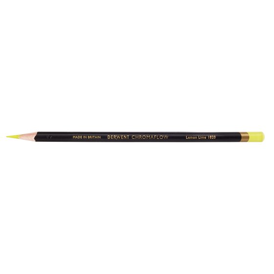 Derwent Chromaflow Pencil – Lemon Lime | Blendable Colour, Smooth Laydown