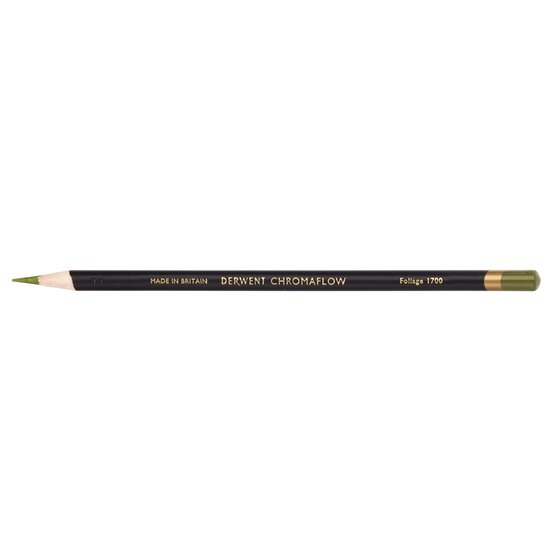 Derwent Chromaflow Pencil – Foliage | Rich Blendable Coloured Pencil for Art