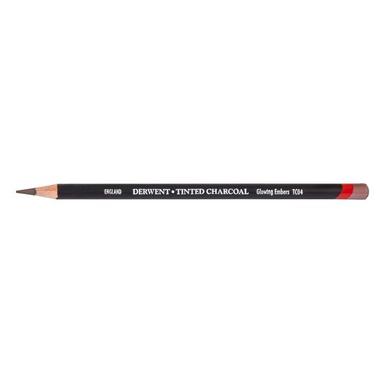 Derwent Tinted Charcoal Pencil – Glowing Embers (TC04)