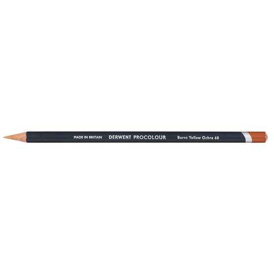 Derwent Procolour Pencil – Burnt Yellow Ochre 60 | Smooth-Laydown Colour Pencil for Drawing & Sketching