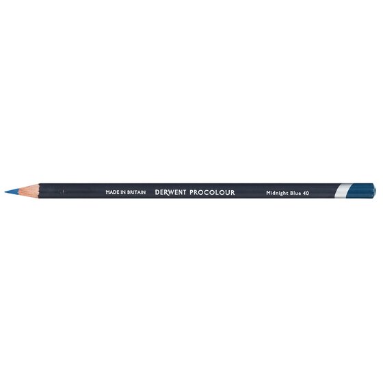 Derwent Procolour Pencil – Midnight Blue 40 | Coloured Drawing & Sketching