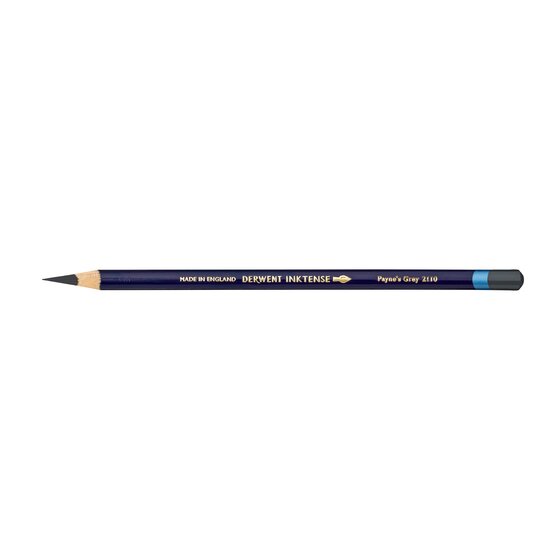 Derwent Inktense Pencil – Payne's Grey (2110) | Water-Soluble Drawing & Ink Pencil