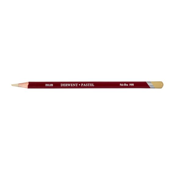Derwent Pastel Pencil – Pale Olive P490 | Soft, Blendable Colour for Drawing & Sketching