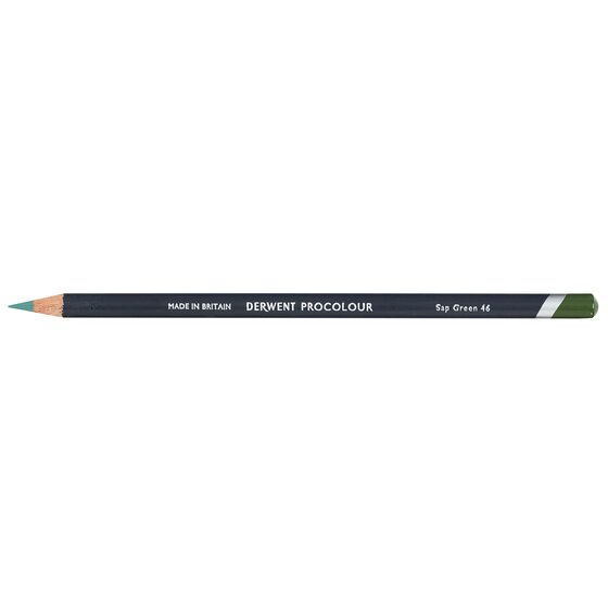 Derwent Procolour Pencil – Sap Green 46 | Smooth Wax-and-Oil Laydown, Rich Pigment