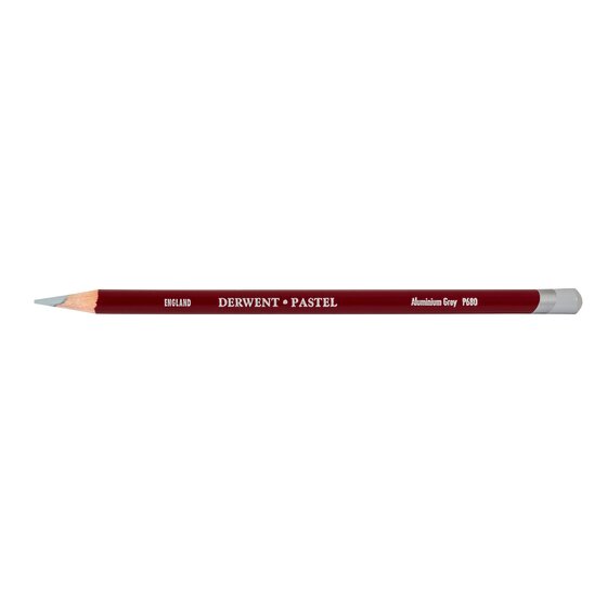 Derwent Pastel Pencil – Aluminium Grey (P680) | Soft Pastel Texture in a Pencil Format