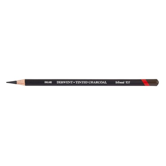 Derwent Tinted Charcoal Pencil – Driftwood TC17 (Round Barrel)