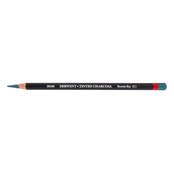 Derwent Tinted Charcoal Pencil – Mountain Blue TC11