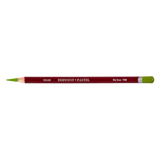 Derwent Pastel Pencil – May Green P480 | Soft Blendable Colour for Art & Craft