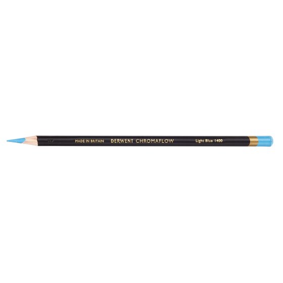 Derwent Chromaflow Pencil – Light Blue | Vibrant, Blendable Colour for Art & Craft