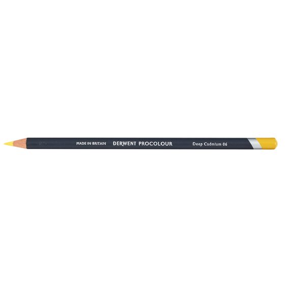 Derwent Procolour Pencil – Deep Cadmium 06 | Smooth, Rich Red for Drawing & Sketching