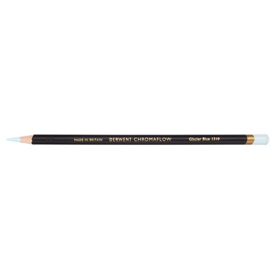 Derwent Chromaflow Pencil – Glacier Blue | Vibrant, Blendable Colour for Art & Craft