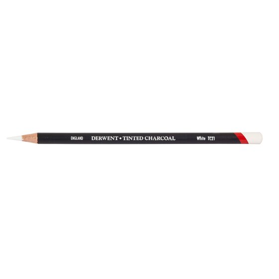 Derwent Tinted Charcoal Pencil – White (TC21)