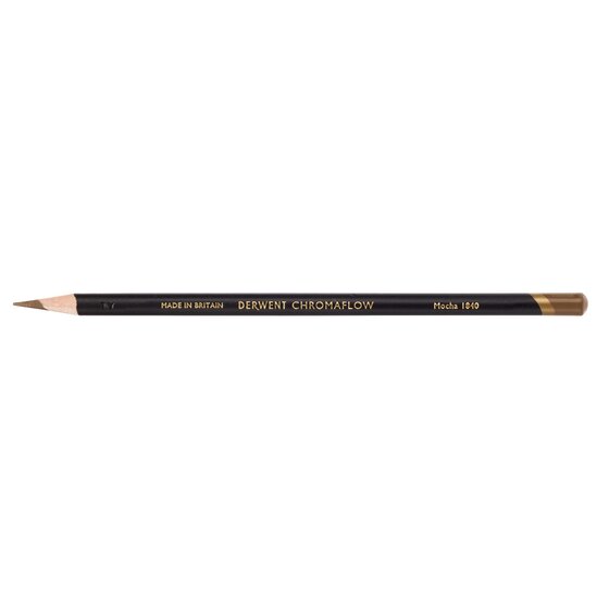 Derwent Chromaflow Pencil – Mocha | Blendable Colour, Smooth Laydown