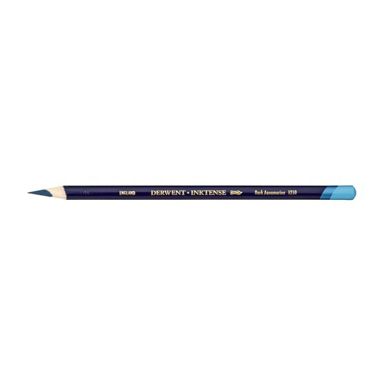 Derwent Inktense Pencil – Dark Aquamarine 1210 | Water-Soluble Art Pencil