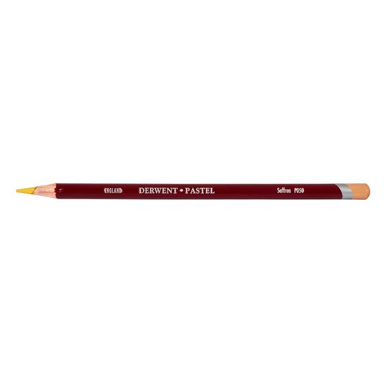Derwent Pastel Pencil – Saffron (P050) | Warm Golden-Orange for Drawing & Pastel Work