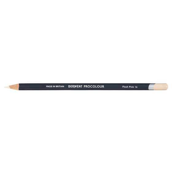 Derwent Procolour Pencil – Flesh Pink 16 | Round Barrelled Coloured Pencil for Drawing & Sketching