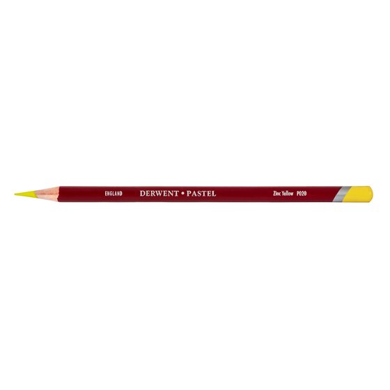 Derwent Pastel Pencil – Zinc Yellow (P020) | Soft, Blendable Muted Yellow for Drawing & Sketching