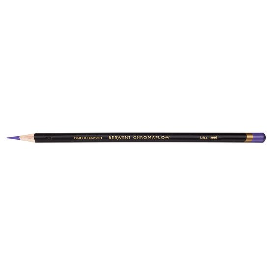 Derwent Chromaflow Pencil – Lilac | Muted Purple, Smooth Blendable Colour for Art & Craft