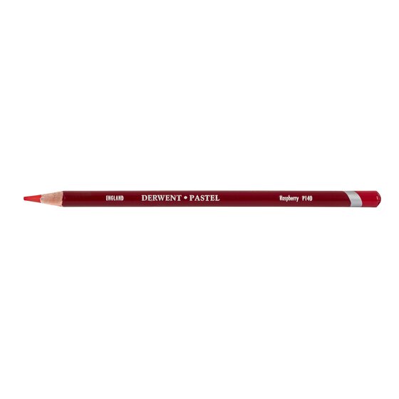 Derwent Pastel Pencil – Raspberry P140 | Soft Velvety Finish for Drawing & Sketching