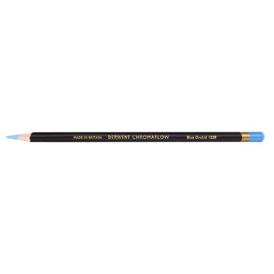 Derwent Chromaflow Pencils – Blue Orchid | Vibrant Blendable Coloured Pencil