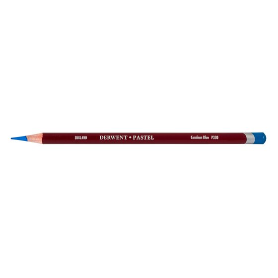 Derwent Pastel Pencil – Cerulean Blue P330 | Soft Powder Texture for Blending & Fine Lines