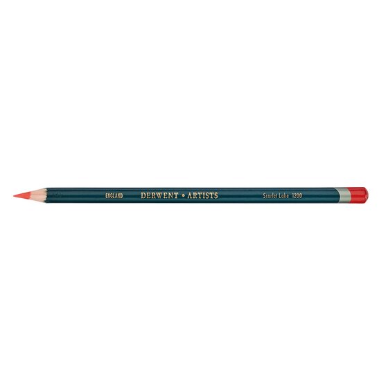 Derwent Artists Pencil – Scarlet Lake 1200 | Colour-Grade Drawing Pencil