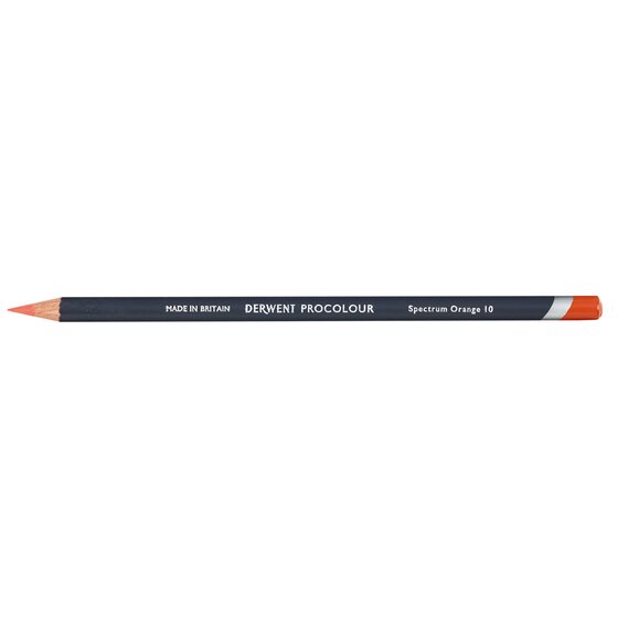 Derwent Procolour Pencil – Spectrum Orange 10