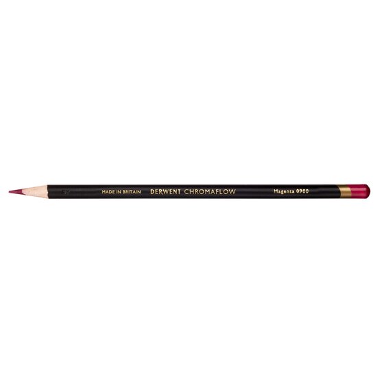 Derwent Chromaflow Pencil – Magenta | Vibrant, Blendable Colour for Art & Craft