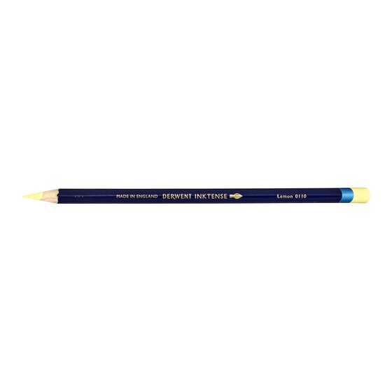 Derwent Inktense Pencil – Lemon | Water-Soluble Ink Pencil