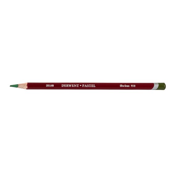 Derwent Pastel Pencil – Olive Green (P510) | Soft Pastel Colour in a Pencil