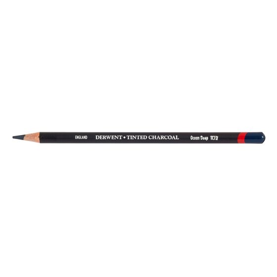 Derwent Tinted Charcoal Pencil – Ocean Deep TC12