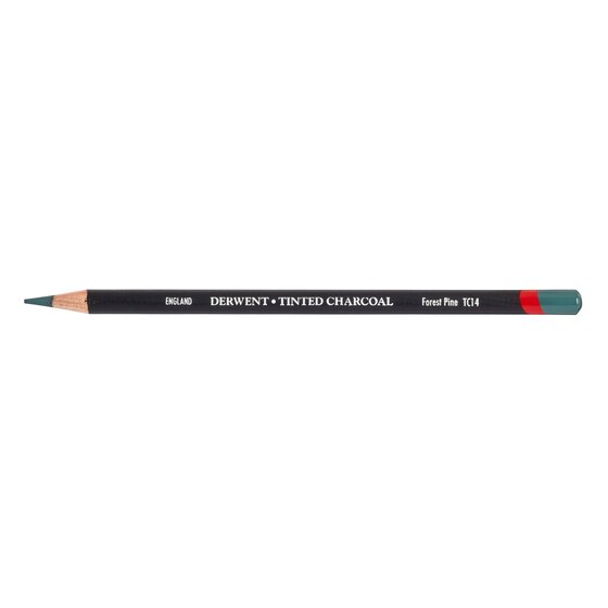 Derwent Tinted Charcoal Pencil – Forest Pine TC14 (Round Barrel)