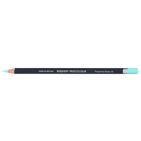 Derwent Procolour Pencil – Turquoise Green 41 | Coloured Drawing & Sketching