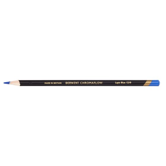 Derwent Chromaflow Pencil – Lapis Blue | Vibrant, Blendable Colour for Art & Craft