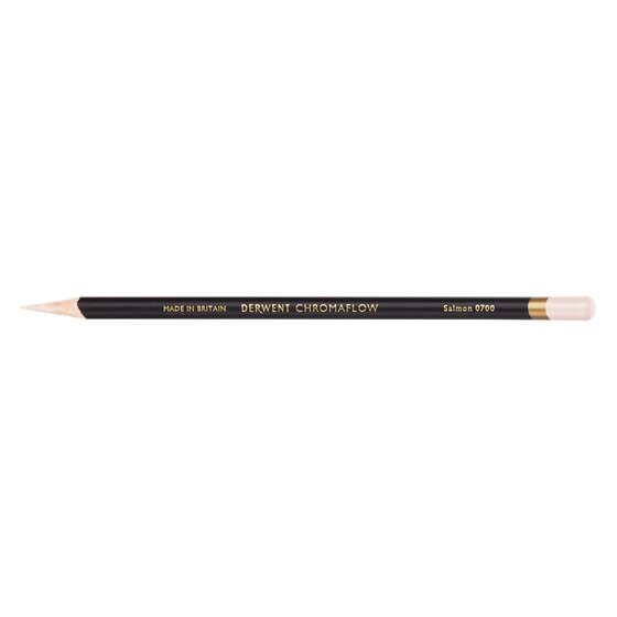 Derwent Chromaflow Pencil – Salmon | Vibrant, Blendable Colour for Art & Craft