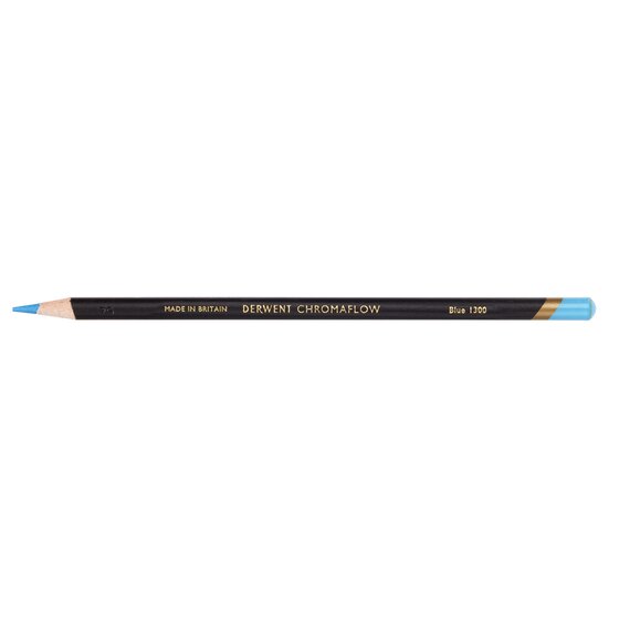 Derwent Chromaflow Pencil – Blue | Vibrant, Blendable Colour for Art & Craft