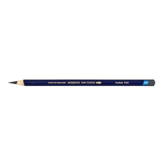 Derwent Inktense Pencil – Asphalt | Water-Soluble Art & Craft Pencil