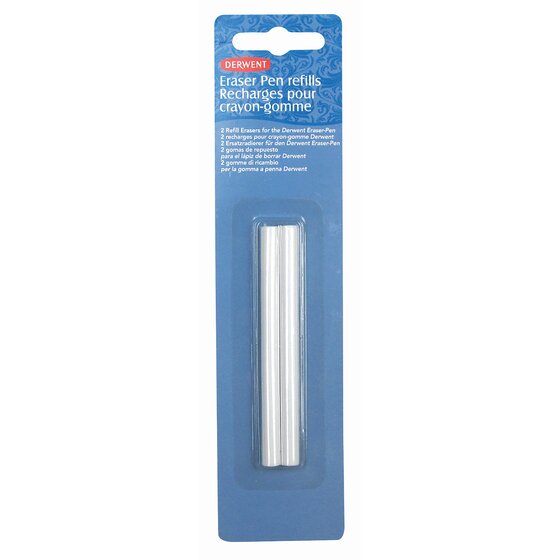 Derwent Eraser Pen Refill – Pack of 2, Precision Sketching