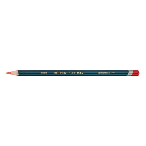 Derwent Artists Pencil – Deep Vermillion 1400 | Colour-Grade Drawing Pencil