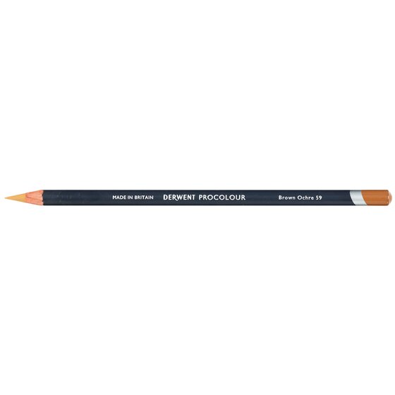 Derwent Procolour Pencil – Brown Ochre 59 | Smooth-Laydown Colour Pencil for Drawing & Sketching