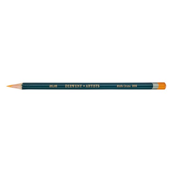 Derwent Artists Pencil – Middle Chrome 0800