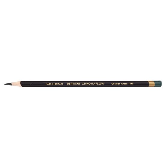 Derwent Chromaflow Pencil – Obsidian Green
