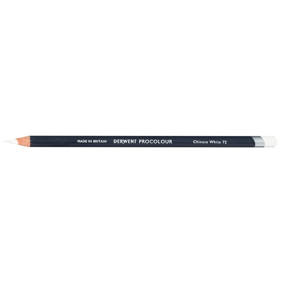 Derwent Procolour Pencil – Chinese White 72 (Round Barrel)